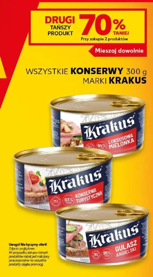 Konserwy 300 g marki Krakus +3 warianty