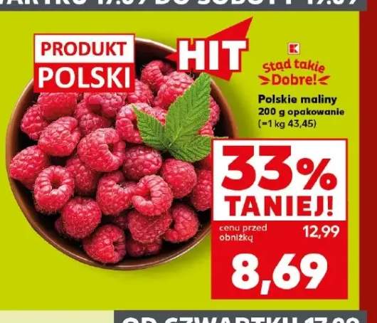 Maliny polskie Stąd Takie Dobre!