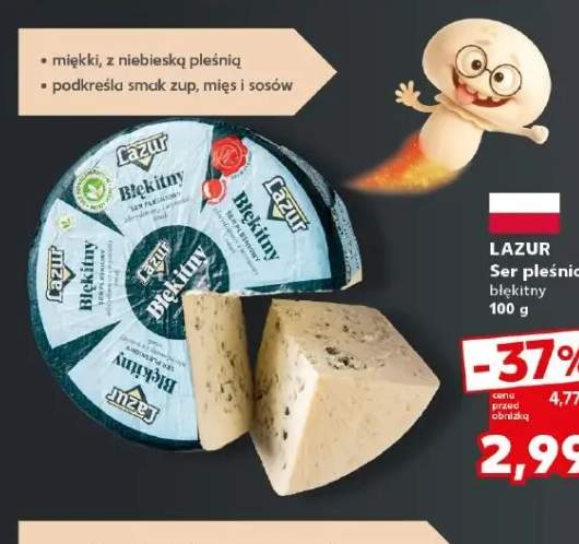 Ser pleśniowy błękitny Lazur