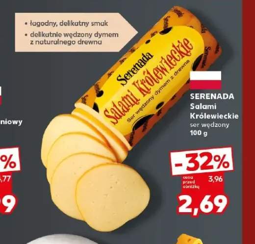 Ser wędzony Salami Królewieckie Serenada
