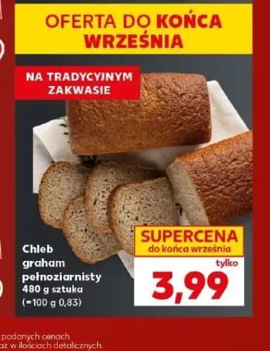 Chleb graham pełnoziarnisty