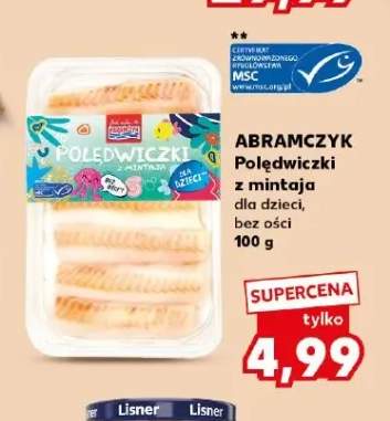 Polędwiczki z mintaja dla dzieci bez ości Abramczyk