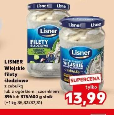 Wiejskie filety śledziowe z cebulką Lisner +1 wariant
