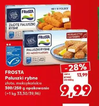 Paluszki rybne złote Frosta +1 wariant