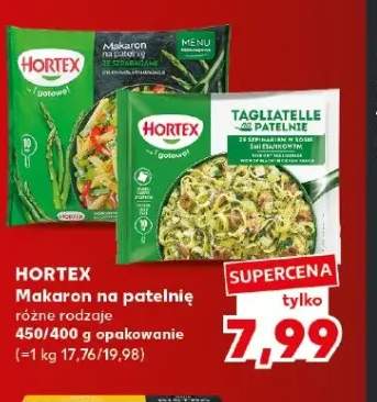 Makaron na patelnię ze szparagami Hortex +1 wariant