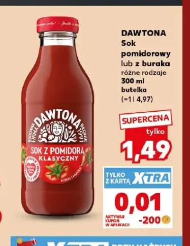 Sok pomidorowy Dawtona +1 wariant