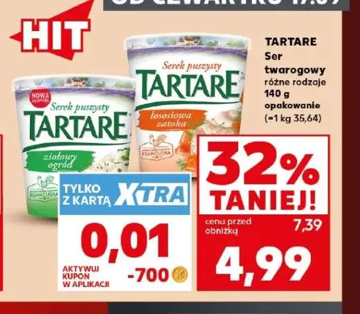 Ser twarogowy ziołowy ogród Tartare +1 wariant