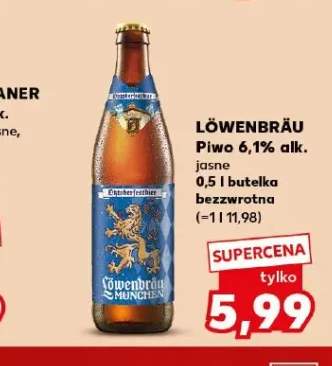 Piwo 6,1% alk. Löwenbräu