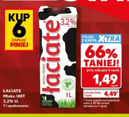Mleko UHT Łaciate 3,2%