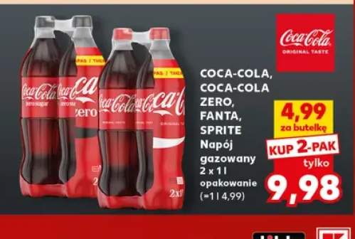 Napój gazowany Coca-Cola 2-pak 1 l +3 warianty
