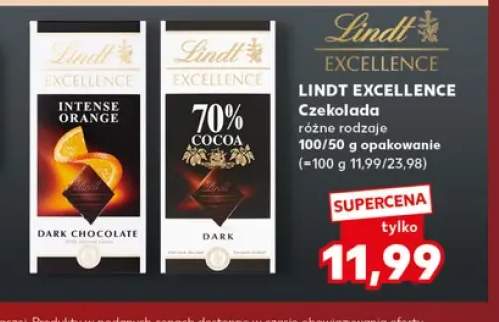 Czekolada Lindt Excellence Intense Orange +1 wariant