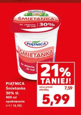Śmietanka Piątnica 30%