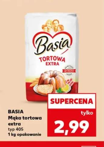 Mąka tortowa extra typ 405 Basia
