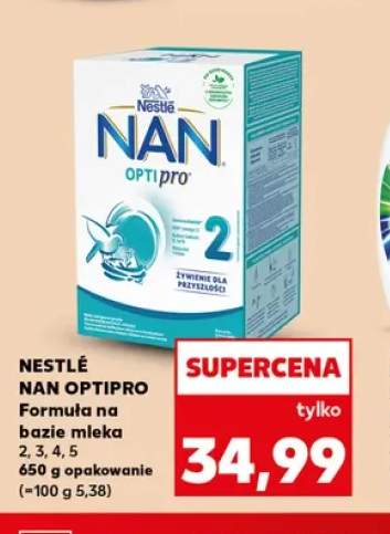 Formuła na bazie mleka Nestlé NAN OPTIPRO 2 +3 warianty