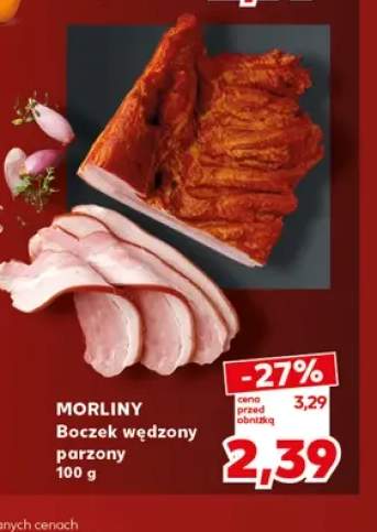 Boczek wędzony parzony Morliny
