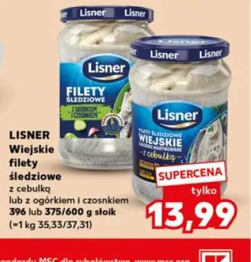 Wiejskie filety śledziowe z cebulką Lisner +1 wariant