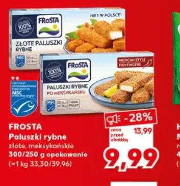 Paluszki rybne złote Frosta +1 wariant