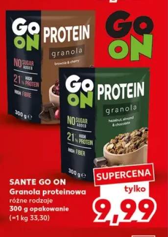 Granola proteinowa brownie & cherry Sante Go On +1 wariant