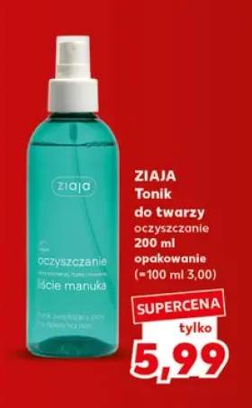 Tonik do twarzy oczyszczanie Ziaja