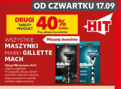 Maszynki marki Gillette Mach +2 warianty