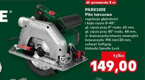 Piła tarczowa Parkside