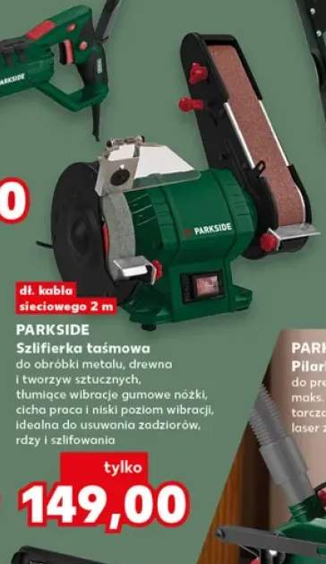 Szlifierka taśmowa Parkside