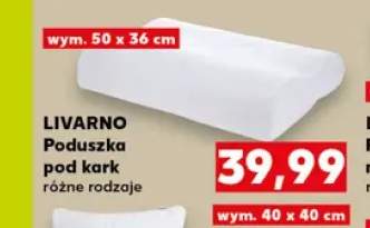 Poduszka pod kark Livarno 50x36 cm