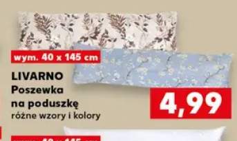 Poszewka na poduszkę Livarno 40x145 cm