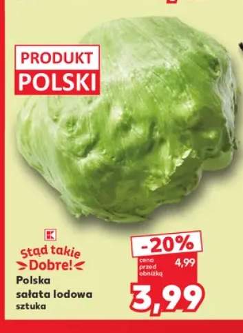 Sałata lodowa polska Stąd takie Dobre!