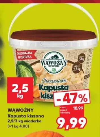 Kapusta kiszona Wąwoźny
