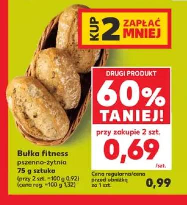 Bułka fitness pszenno-żytnia