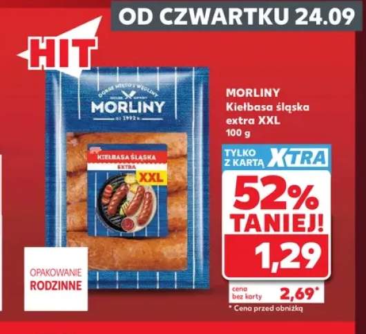 Kiełbasa śląska extra XXL Morliny