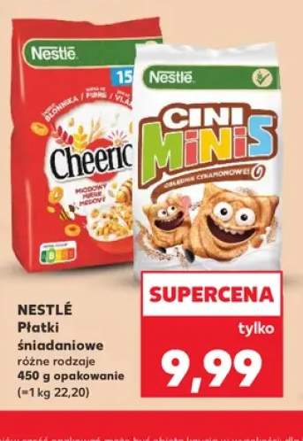Płatki śniadaniowe Cheerios miodowe Nestlé +1 wariant