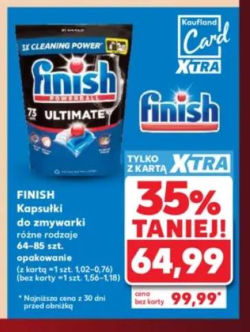 Kapsułki do zmywarki Finish