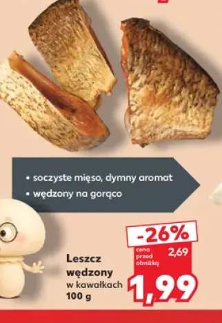 Leszcz wędzony w kawałkach