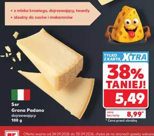 Ser Grana Padano dojrzewający
