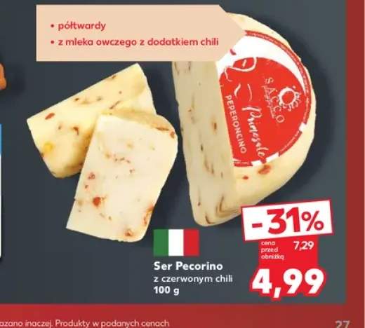 Ser pecorino z czerwonym chili PrimoSole
