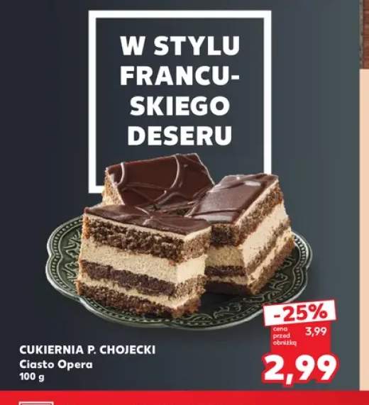 Ciasto Opera Cukiernia P. Chojecki