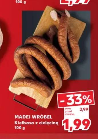 Kiełbasa z cielęciną Madej Wróbel