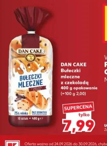 Bułeczki mleczne z czekoladą Dan Cake