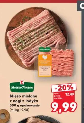 Mięso mielone z nogi z indyka Stoisko Mięsne