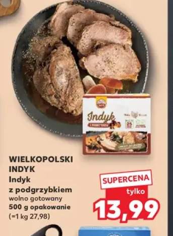 Indyk z podgrzybkiem wolno gotowany Wielkopolski