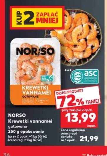 Krewetki vannamei gotowane Noriso
