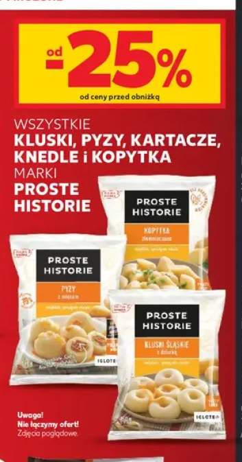 Kluski, pyzy, kartacze, knedle i kopytka marki Proste Historie +3 warianty