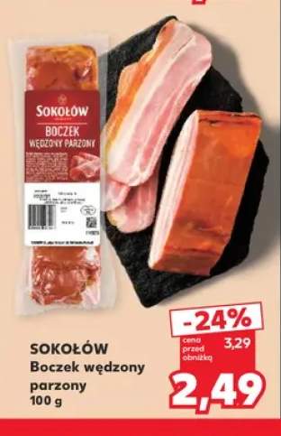 Boczek wędzony parzony Sokołów