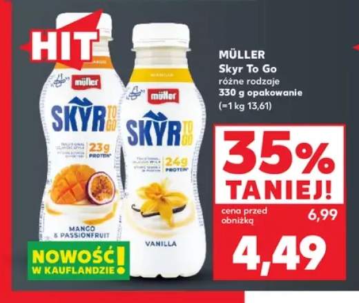 Skyr To Go Mango & Passionfruit Müller +1 wariant