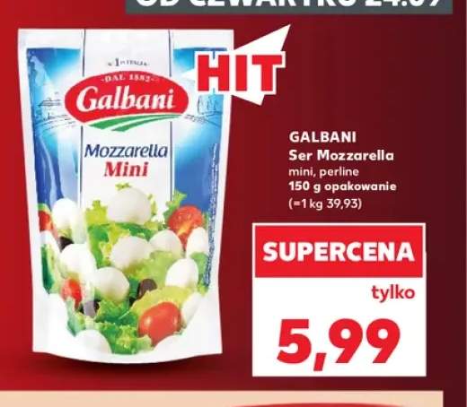 Ser mozzarella mini Galbani +1 wariant