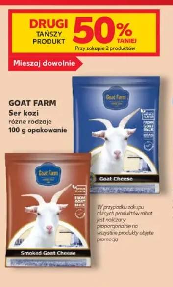 Ser kozi wędzony Goat Farm +1 wariant