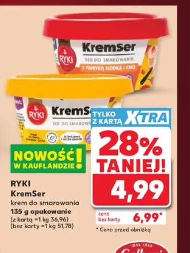KremSer krem do smarowania z papryką słodką i chili Ryki +1 wariant