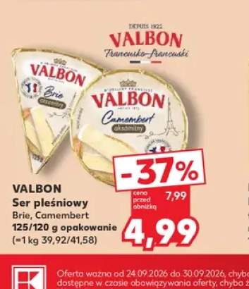 Ser pleśniowy Brie Valbon +1 wariant